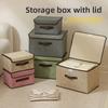 Коробка для хранения одежды Бытовая Складная с крышкой Пыленепроницаемая Органайзер Многофункциональная