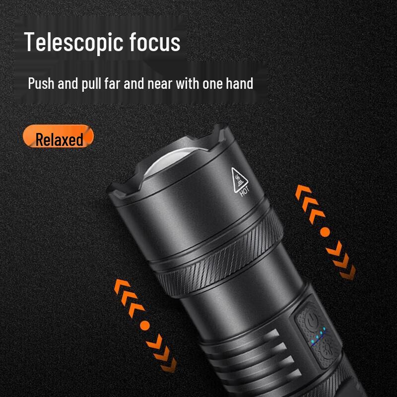SupFire Y5 Zoomable Rechargeable LED Flashlight