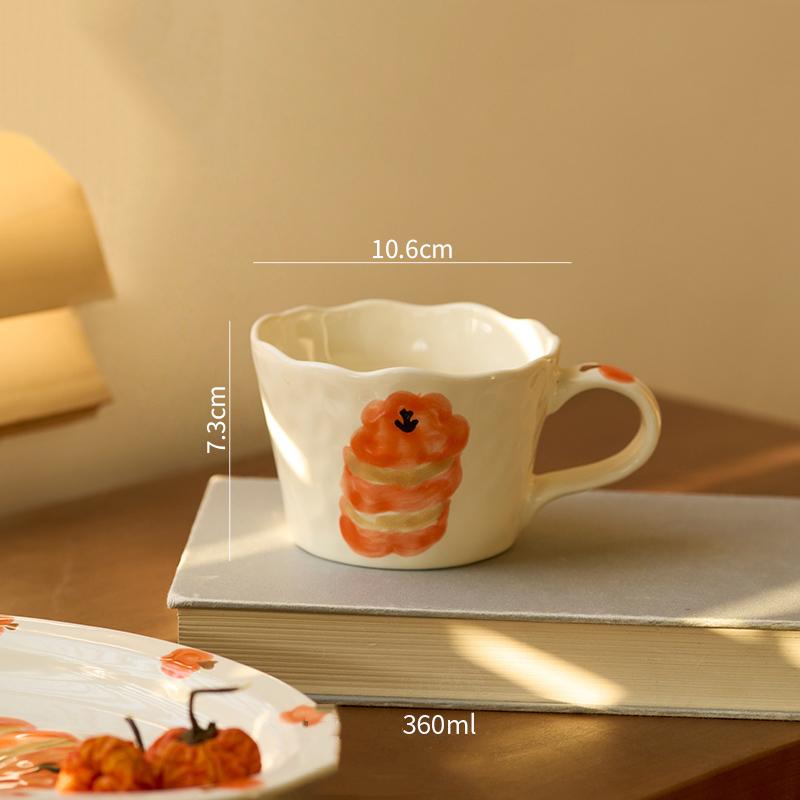 Расписанные вручную керамические тарелки для овощей, элитная кондитерская, послеобеденный чай, кофейная чашка, вкусные блюда, бытовая посуда