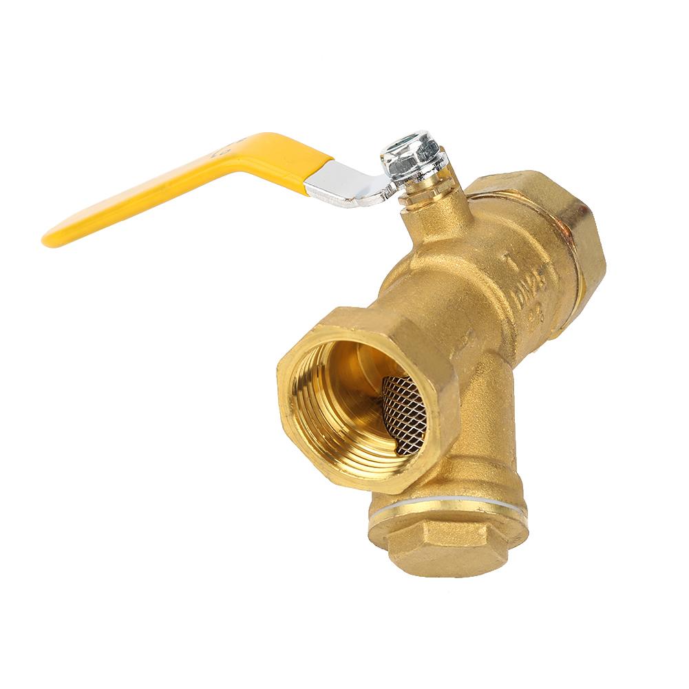 Brass Filter Valve 1 Inch DN25 Feme Filen, Quick Open and Close, for Water Gas Oil
