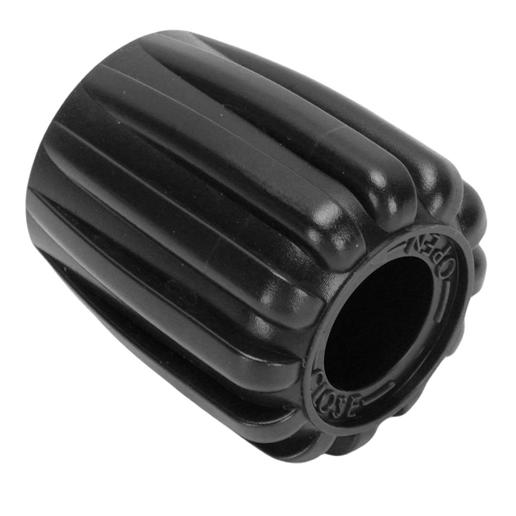 Diving Tank Valve Knob Attachment Short ABS Stainless Steel Diving Cylinder Valve Knob for Scuba Diving Black