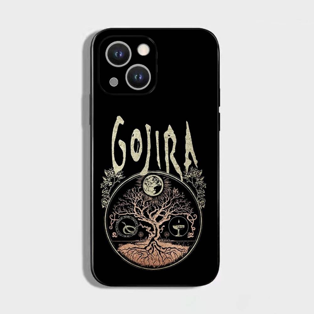 Чехол для телефона Band G-GojiraS Mea Culpa для iPhone 16,15,14,13,12,11 Plus,Pro Max,XS,X,XR,SE,Mini,8,7, Мягкий силиконовый черный чехол