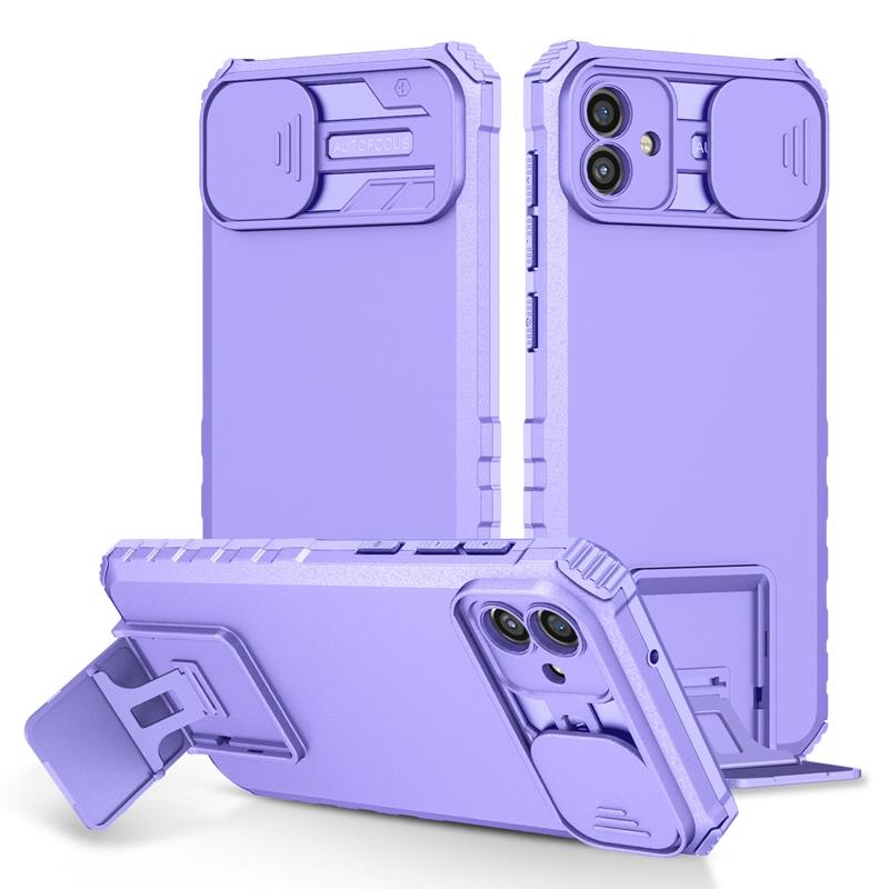 Противоударный чехол Slide Push Window Armor для Samsung Galaxy A04 A04S A04E с подставкой и защитой объектива камеры