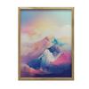 Pastel Mountain Dream Pastel Mountain Dream, 70X100 Cm, Light Oak Wooden Frame, Matte Paper 230 Gsm