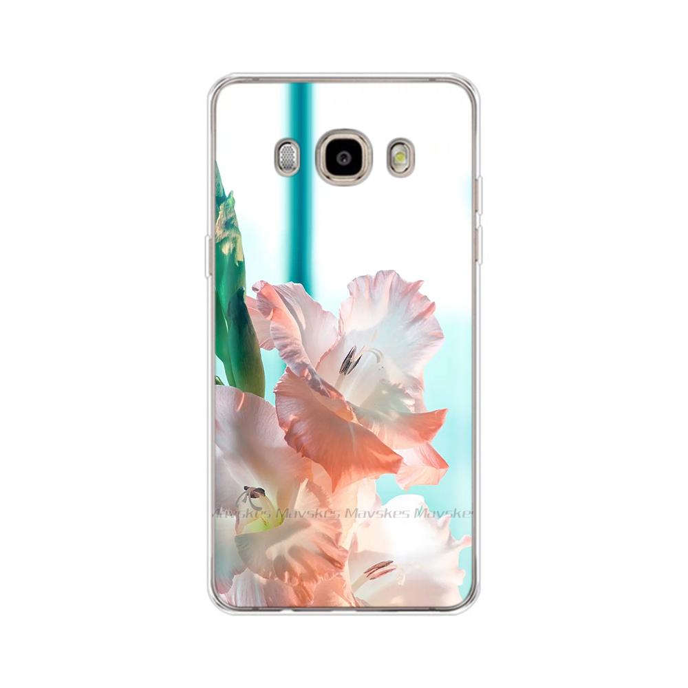 Для Samsung Galaxy J5 2016 Чехол J510 J510F/ds J510FN Крышка Модный Ромашка Мягкие Защитные Чехлы Для Samsung J5 2016 Fundas Coque