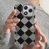 Black Checkered Grid Phone Case for Honor 400 200 90 Smart Pro Magic7 6 5 70 Lite X9a X9c X9b X8b X8a X8c X7c X7b X6c X6 Cover