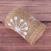 Craft Rustic Vintage Merry Christmas Wedding Snowflake Sisal Trim Snowflake Lace Ribbon Jute Burlap