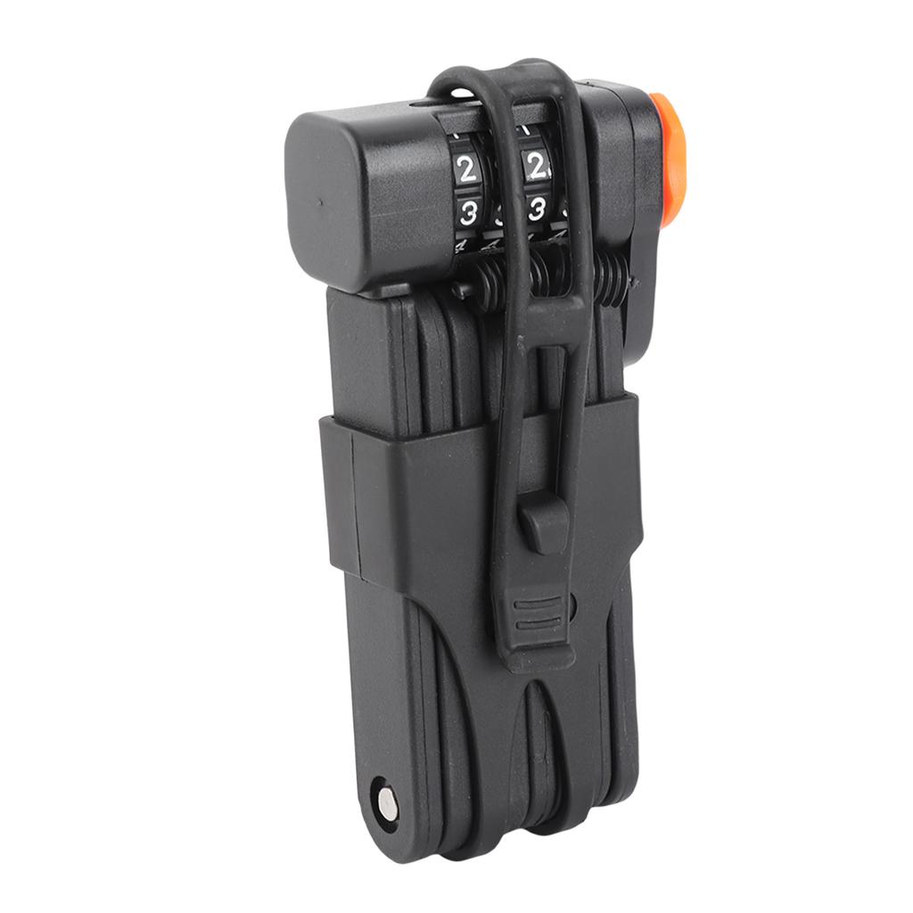 Bike Lock Combination Secure Two Bikes Anti Theft Combination Folding Lock Alloy Crafted Password Convenient and