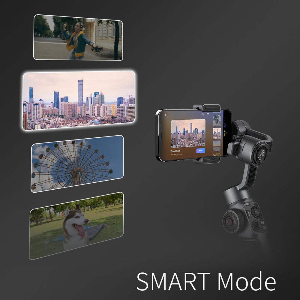 ZHIYUN Smooth 5 Ручной 3-осевой стабилизатор для смартфона Dolly Zoom Интеллектуальное отслеживание Timelapse