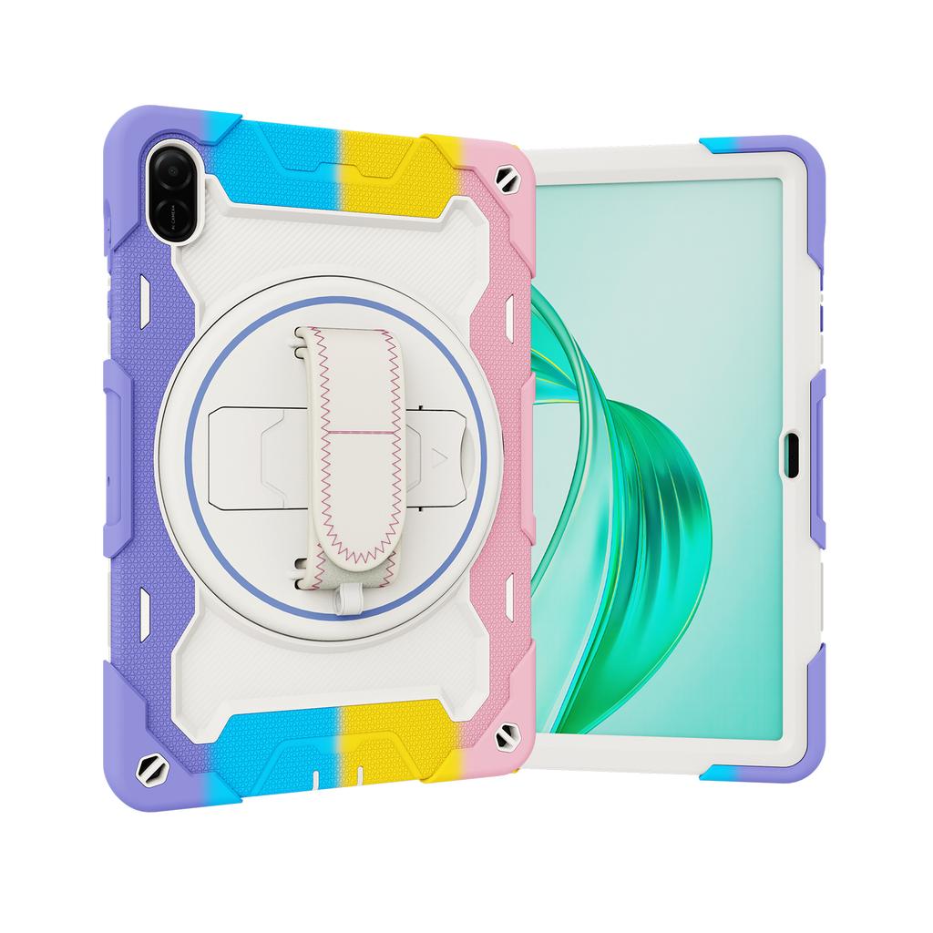 Чехол для Honor Pad X9/X8a с подставкой, ручным ремешком, из ПК+силикона, чехол для планшета