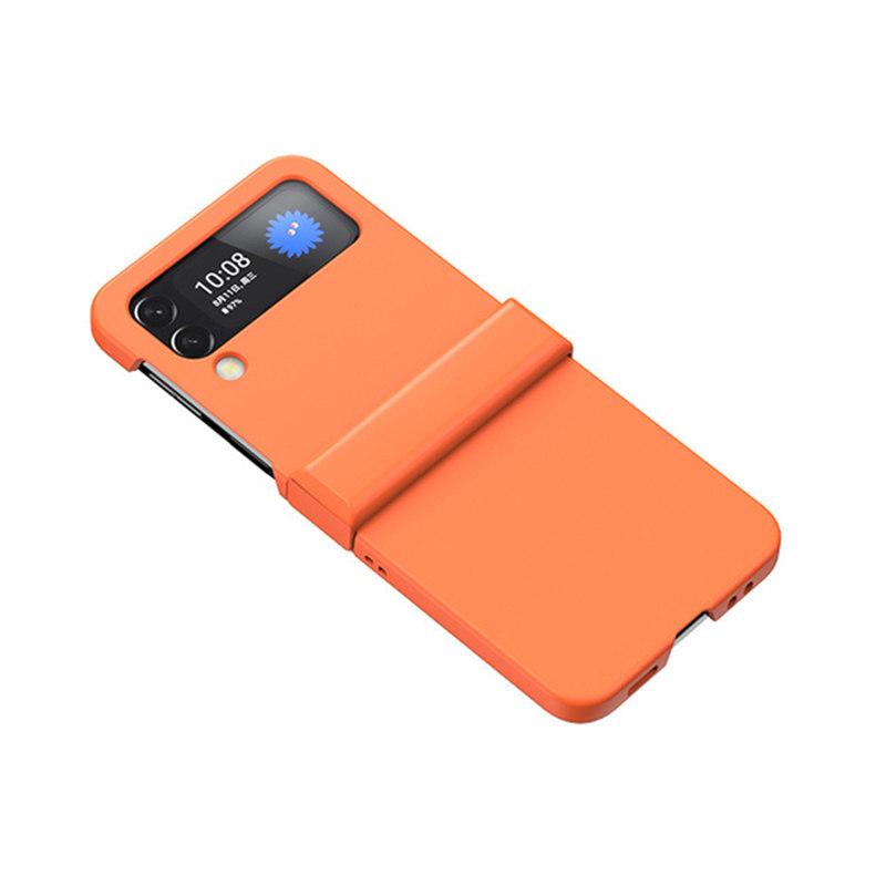 Сплошной цветной корпус мобильного телефона, ультратонкий защитный чехол, запасные части, все включено для Samsung Galaxy Z Flip3/4