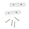 4PCS White Bass Guitar Thumb Rest Plastic Bass Finger Rest Premium Bass Thumb Rest  Guitar