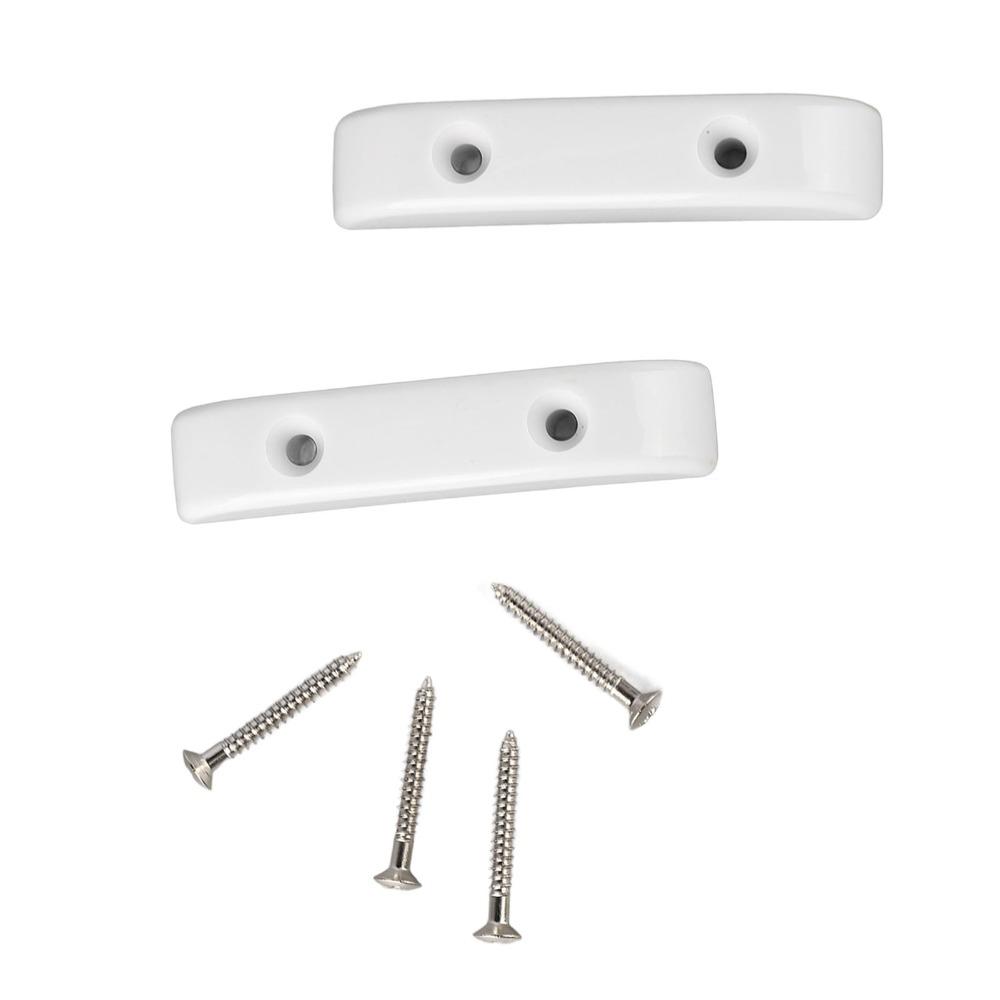 4PCS White Bass Guitar Thumb Rest Plastic Bass Finger Rest Premium Bass Thumb Rest  Guitar