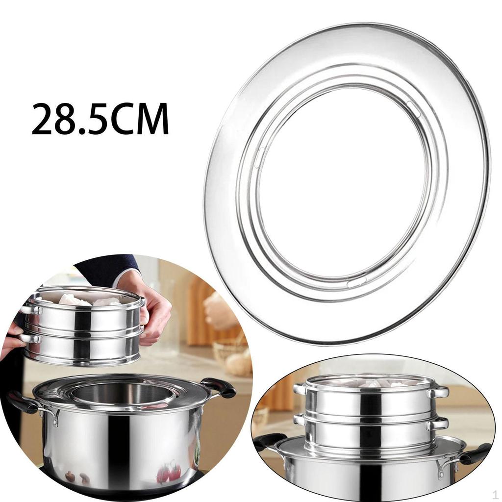 Kitchen Steaming Ring for Steamers, Steamer Cooking Adapter Over Pots Dim Sum Steamers
