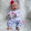 45cm Finished Reborn Baby Doll Twin A Full Vinyl Body 3D Skin Visible Veins Collectible Art Doll For Girls