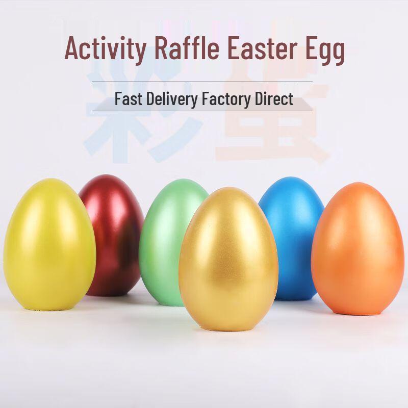 Golden Egg Smash Anniversary Raffle Props: Silver & Painted Egg Display Stands - Various Models Available.
