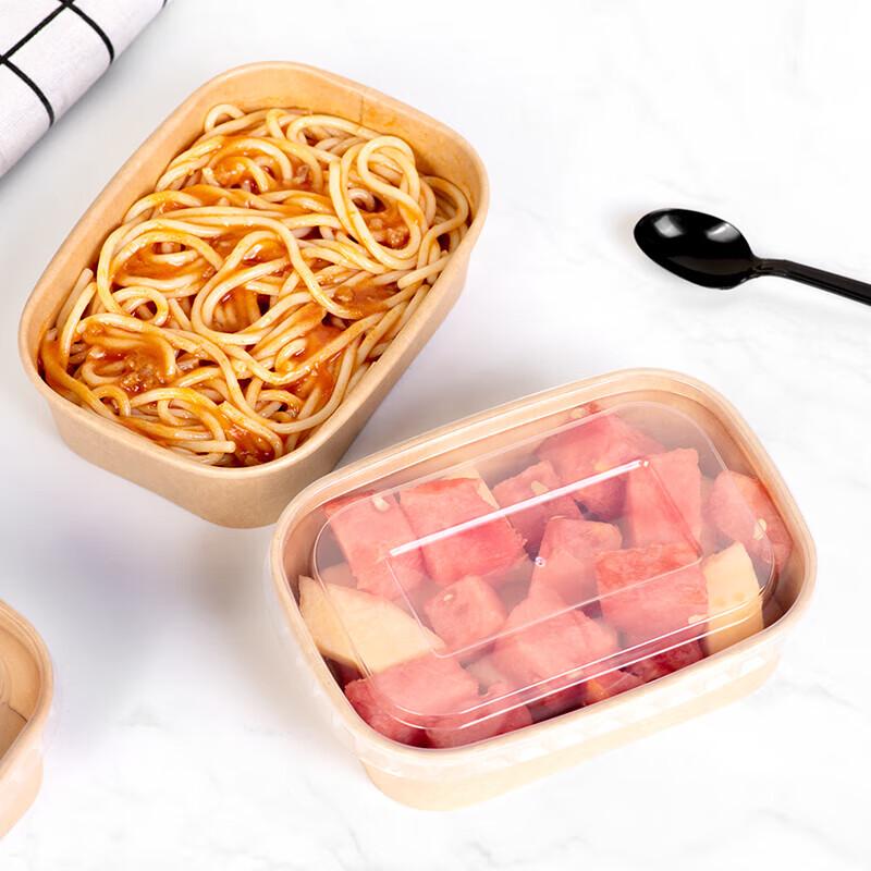 Disposable Kraft Paper Food Containers
