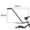 Kids Bike Training Push Handle Metal Anti Slip Bike Training Handle Seatpost Mount Sturdy Cycling Balance Push Bar Accessories