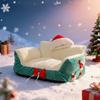 Christmas Cat Beds Skin Friendly Fabric Comfortable and Warm Dog Bed Can Be Disassembled and Washed Suitable for All Seasons