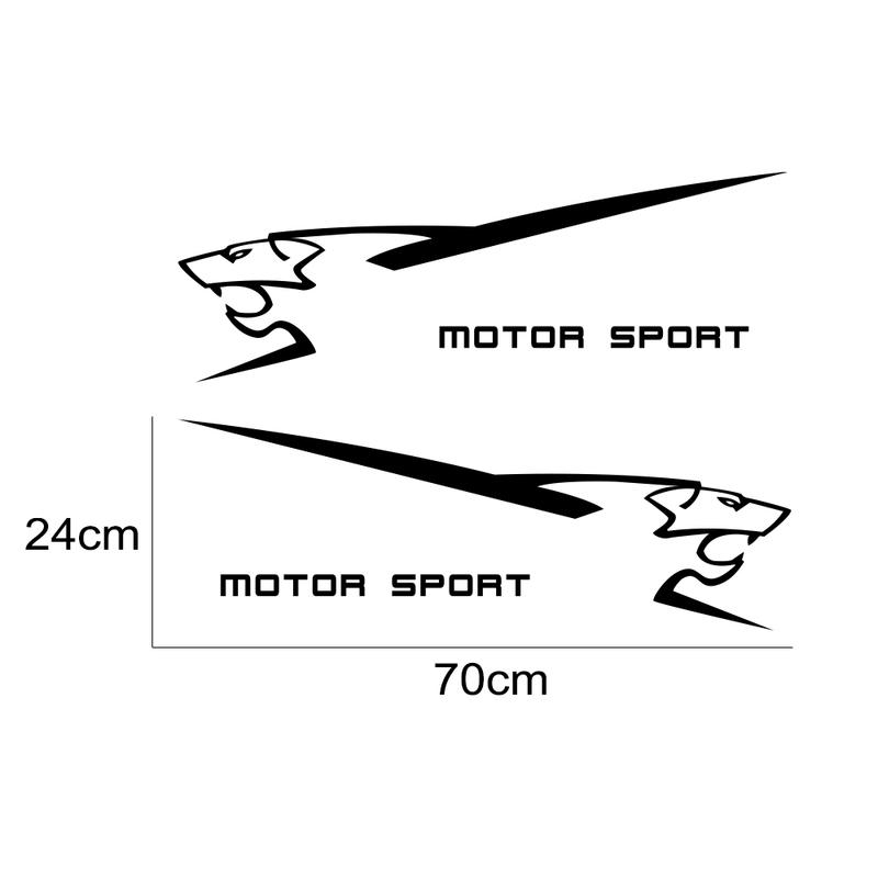 Автомобильные наклейки для Peugeot 208 2008 3008 306 307 308 5008 206 207 RCZ MOTOR SPORT Тюнинг крыла Автоаксессуары Виниловые наклейки