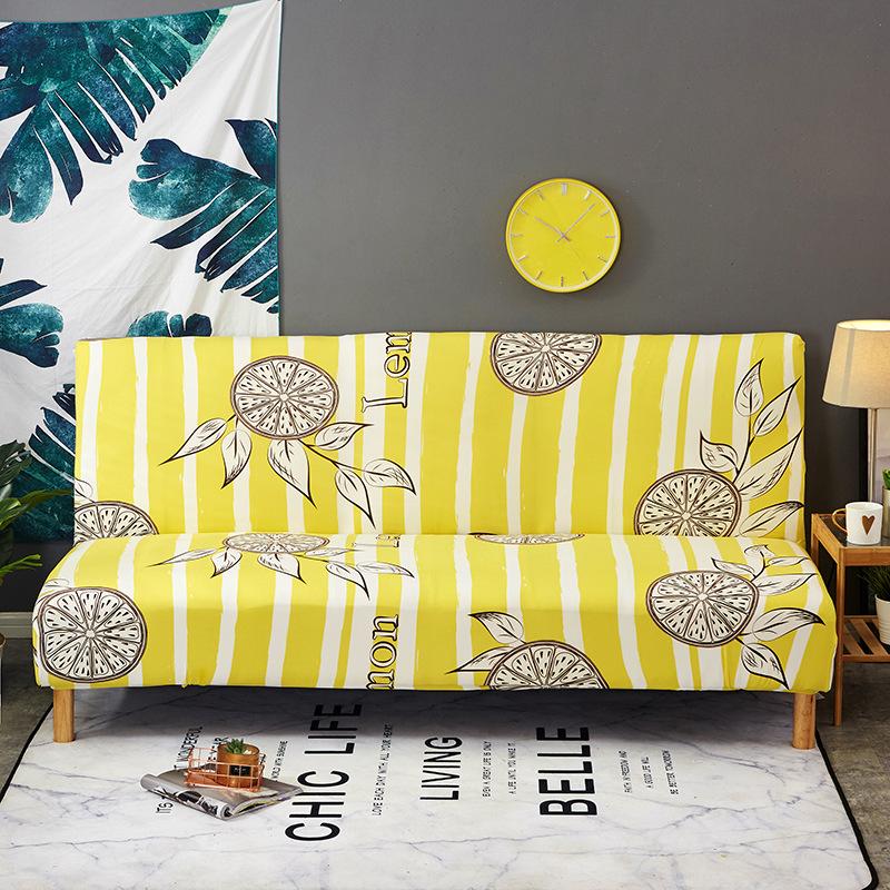 Full Coverage Elastic Sofa Bed Cover, Armless Sofa Cover, Cross-border Sofa Bed Dust Cover