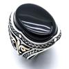 Natural Black Onyx Ring, Mens Signet Ring Silver, Statement Band Ring, for Men, Wedding Men's Ring, Gift Band Ring, Gift For Her,