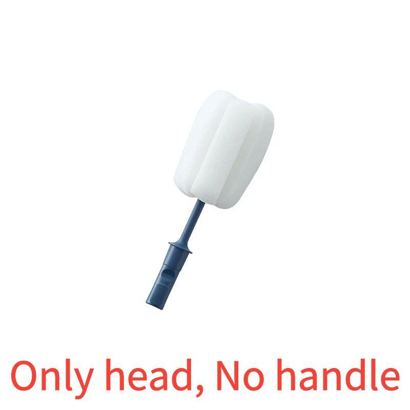 Мягкая губка для мытья чашек, длинная ручка, губка для мытья бутылок, напитков, бокалов, стеклянных чашек, мытья, чистки кухни