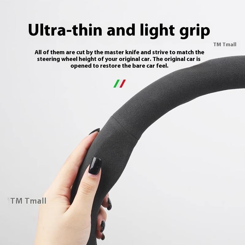 Car Suede Steering Wheel Cover Mercedes Benz A B C E V S Class Sprinter Vito Viano ML GL SL GLA GLB GLC GLE GLK GLS SLK CLA CLS