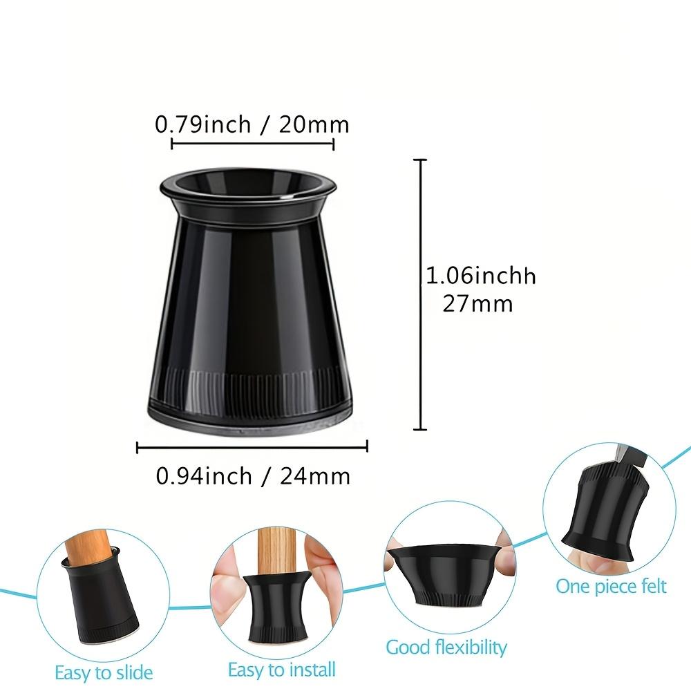 12pcs of Table and Chair Foot Protection Covers - Anti Slip Silent Table and Chair Foot Caps,Wear-resistant and Noise Reducing