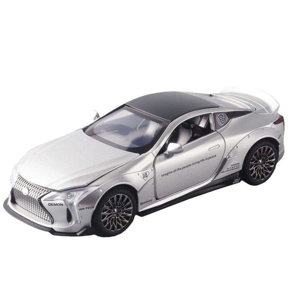 1/32 LEXUS LC500 литой спортивный автомобиль модель игрушечный гоночный автомобиль модель транспортного средства имитация звук и свет автомобиль игрушки коллекционный детский подарок