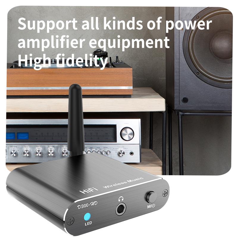 Qualcomm APTX-HD Bluetooth 5.2 Audio Receiver Hifi Stereo Music CD-Quality Sound 3.5mm AUX Coaxial Optical Fiber Wirelss Adapter
