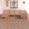 Day and Night - Day and Night Garden Furniture 6 Pieces Honey Brown Solid Pine Wood