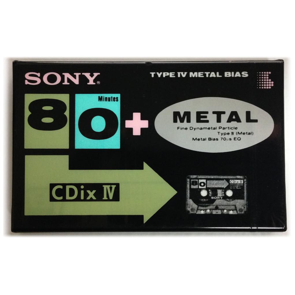 SONY CDix IV Metal Position 80 minutes C-80CDX4
