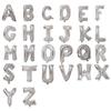 Silver 16-Inch Letter Aluminum Foil Balloons for Decoration (US Version)