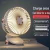 Вентилятор на прищепке для общежития: Перезаряжаемый, Бесшумный, Долговечный аккумулятор, Настольное/Настенное использование