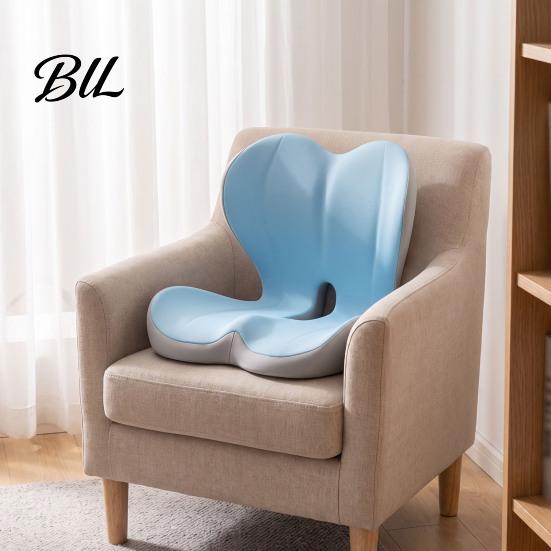 Ergonomic Seat Cushion for Office Chair Memory Foam Car Cushion, Lumbar Support Back Pain, Drivers Non-Slip Pad with Breathable Washable Cover, Gifts