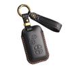 Retro Leather Key Cover for Toyota Prado and Camry
