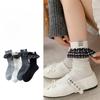 Female Spring and Autumn New Trend Cloth Standard Assorted Plaid Tube Stack Socks