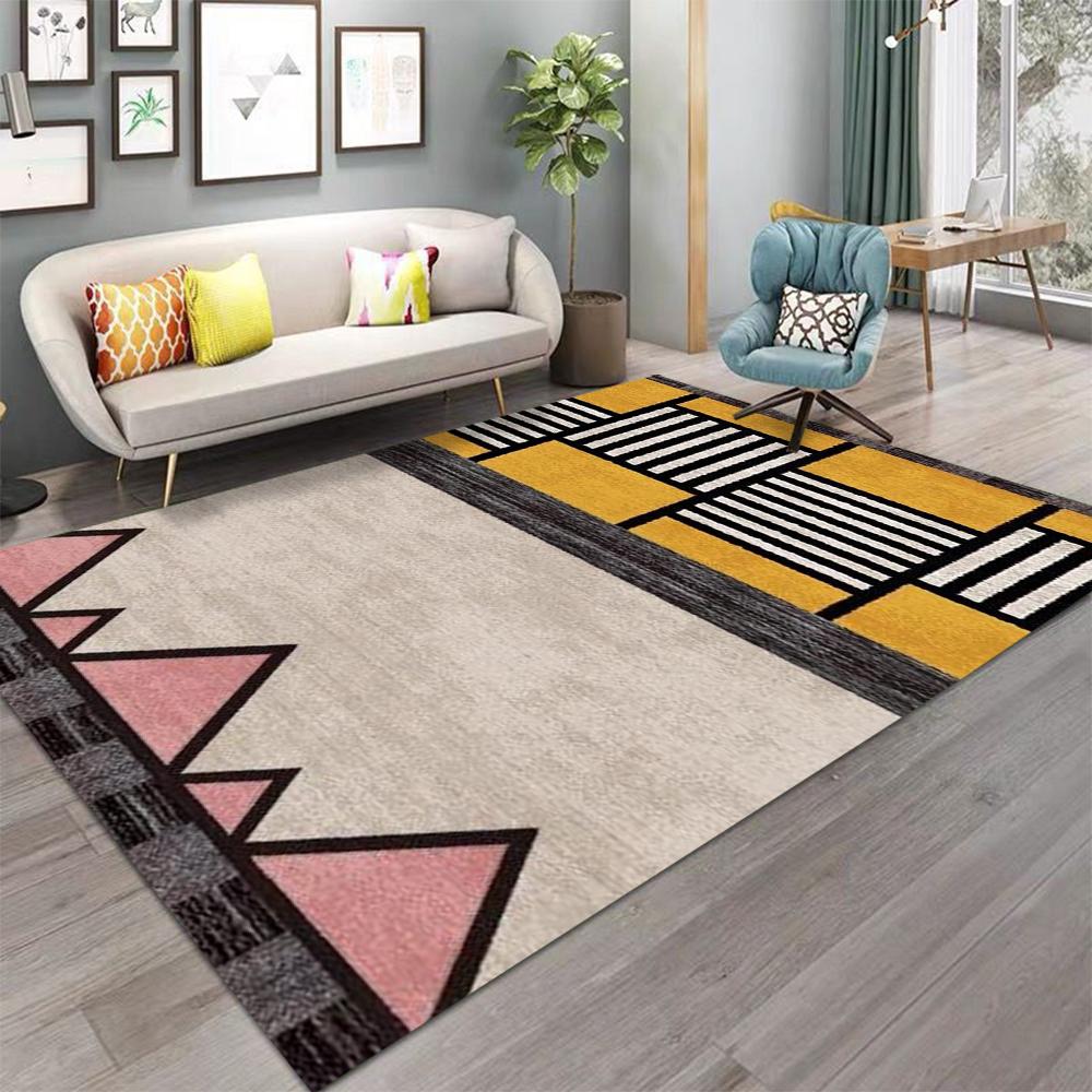 Vintage Area Rugs Washable Area Rugs for Living Room Bedroom Bathroom Kitchen Doormat Stain Resistant Non-Slip Floor Mat