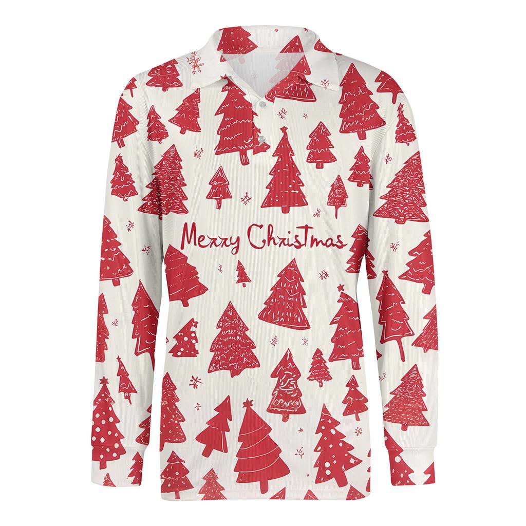 Men's Casual Style Solid Color Loose Shirt Long-sleeved Top