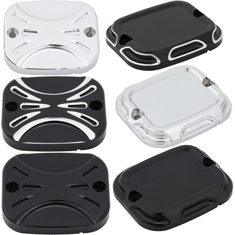 Motor Brake Master Cylinder Reservoir Cover Fluid Pump Cap Lid For Harley Touring Street Electra Glide Road King Softail Dyna