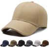 Spring Summer Men Peak Cap Outdoor Sun Hat Hard Top Solid Color Baseball Cap Sunscreen Sun Hat Fishing Hat