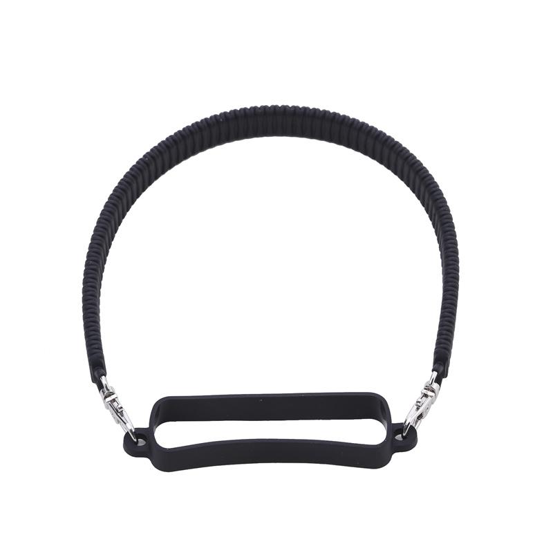 Силиконовый держатель-слинг для бутылки с водой с плечевым ремнем, подходит для большинства бутылок 40 унций, универсальный шнурок для бутылки, регулируемый ремень