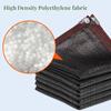Black Sunshade Net Sunblock Mesh Cover Taped Edge Grommets Sun Net for Outdoor Pergola Plants Greenhouse Gardens Patio Canopy