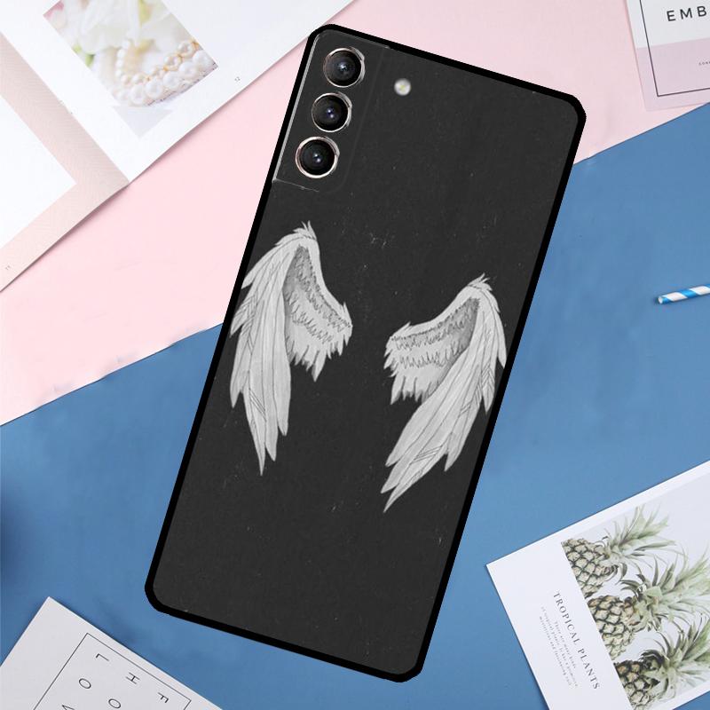 Фэнтези Девочка Ангел Крылья Чехол Для Samsung Galaxy S24 S23 S22 Ultra S20 S21 FE S8 S9 S10 Plus Note 10 20 Ultra Чехол