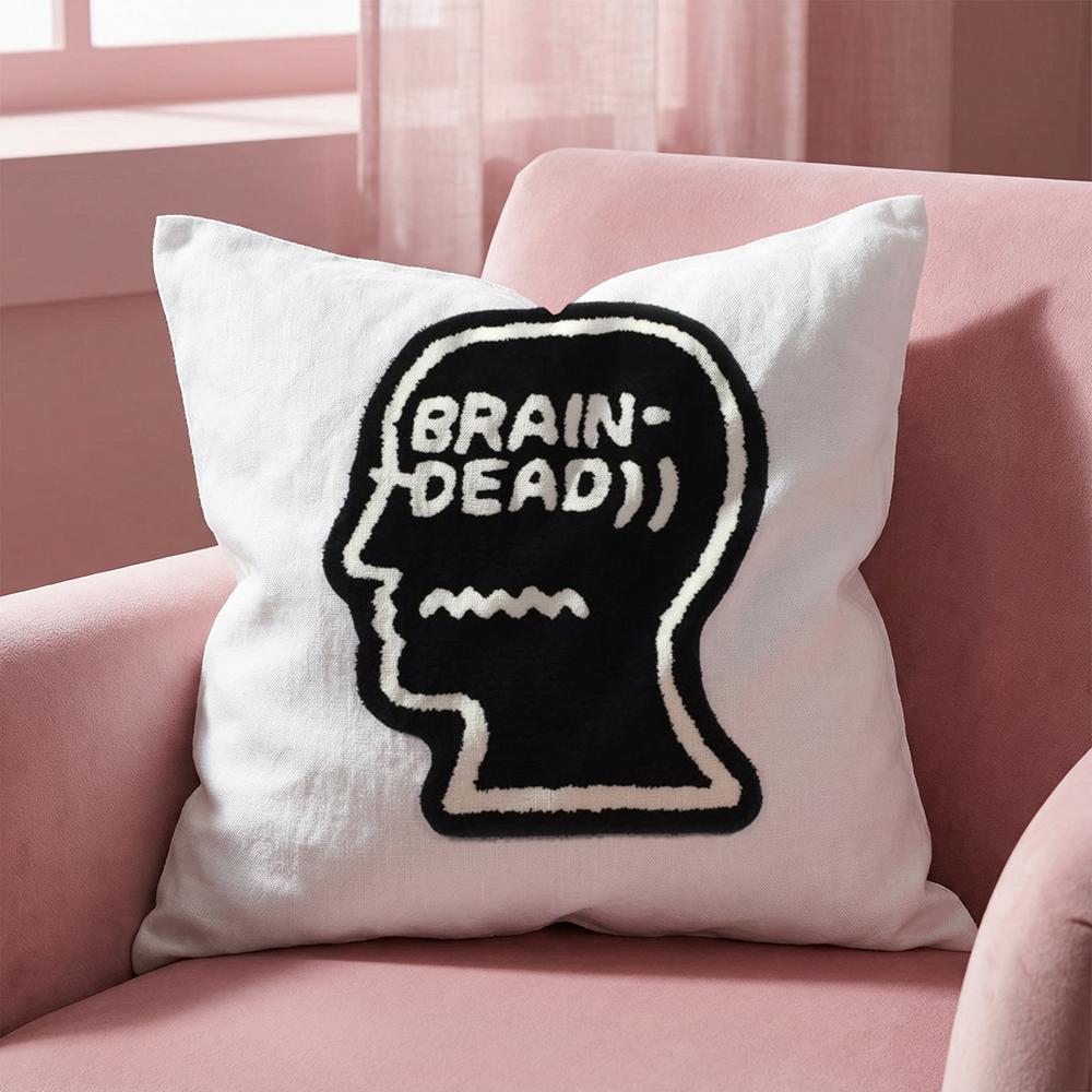 Лос-Анджелес B-Brain Dead Наволочка для подушки, Многоцелевая наволочка для дома и автомобиля - Двусторонняя, Мягкая и прочная для ежедневного использования