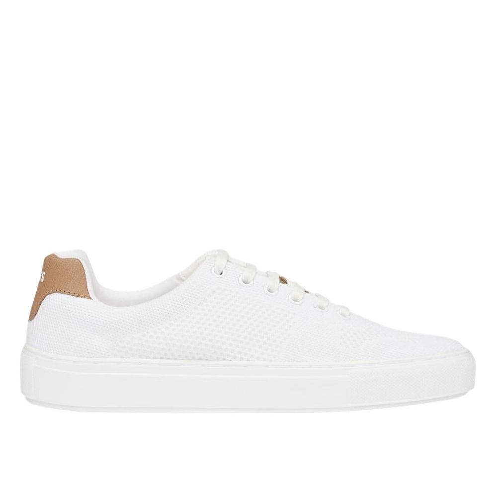 Boss Mens Katie Leather Low Cut Trainers