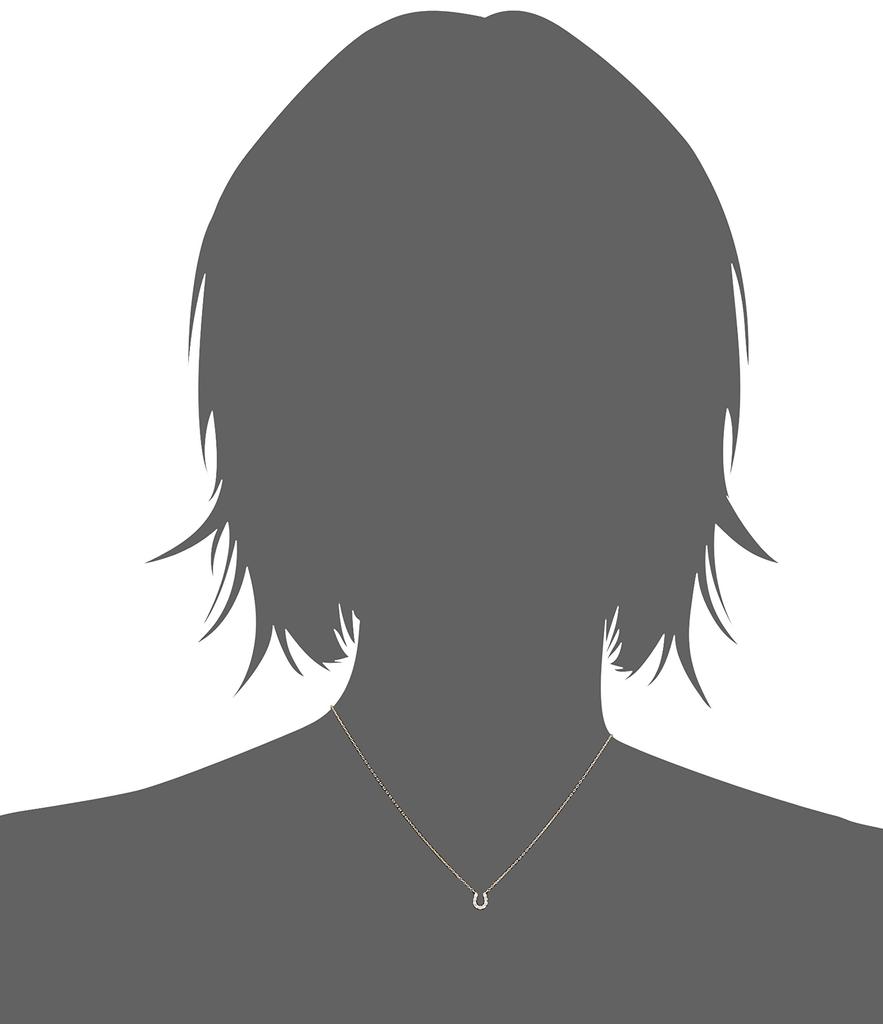 Vendome Necklace K10 Yellow Gold Diamond Horseshoe GJVN033640DI [Official] [VIH Aoyama]