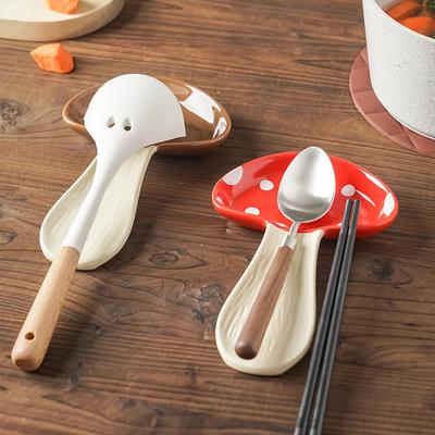 Керамическая подставка для ложек, кухонная креативная подставка для хранения грибов, многофункциональная подставка для хранения палочек для еды на домашней столешнице