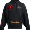 Under Armour Значок логотип вышитый винтажный спортивный худи мужские толстовки черные 1389262-001